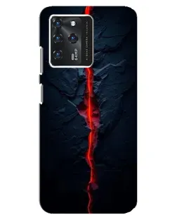 Чохол для ZTE Blade V30 з картинкою «Червона лавова тріщина»