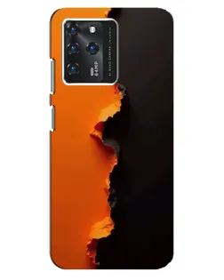 Чохол для ZTE Blade V30 з картинкою «Помаранчевий розлом»
