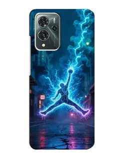 Чехол для ZTE Blade V40 Pro с картинкой «Jordan Gold Jumpman»