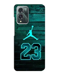 Чехол для ZTE Blade V40 Pro с картинкой «Jordan Cyan 23»