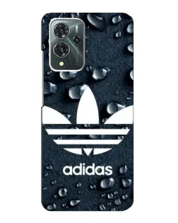 Чехол для ZTE Blade V40 Pro с картинкой «Adidas Trefoil Blue»