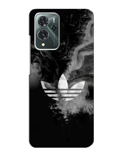 Чехол для ZTE Blade V40 Pro с картинкой «Абстрактный дым Adidas»