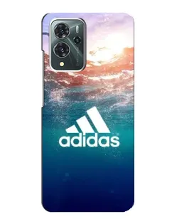 Чехол для ZTE Blade V40 Pro с картинкой «Океанская глубина адидас»