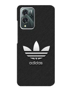 Чехол для ZTE Blade V40 Pro с картинкой «Adidas Карбоновая текстура»