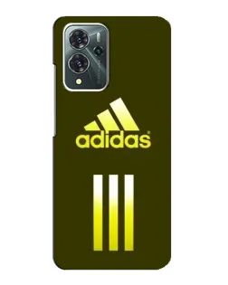 Чехол для ZTE Blade V40 Pro с картинкой «Оливковый градиент Adidas»