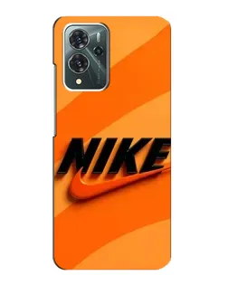 Чехол для ZTE Blade V40 Pro с картинкой «Оранжевый драйв Nike»