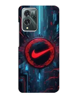 Чохол для ZTE Blade V40 Pro з картинкою «Техногенний стиль Nike»