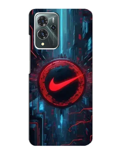 Чохол для ZTE Blade V40 Pro з картинкою «Техногенний стиль Nike»