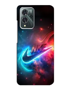 Чохол для ZTE Blade V40 Pro з картинкою «Вогняний логотип Nike»