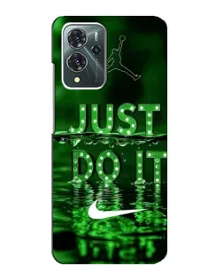 Чохол для ZTE Blade V40 Pro з картинкою «Зелений неоновий Nike»