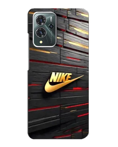 Чохол для ZTE Blade V40 Pro з картинкою «Золотий Nike на металі»