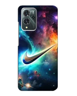 Чохол для ZTE Blade V40 Pro з картинкою «Космічний Nike Swoosh»