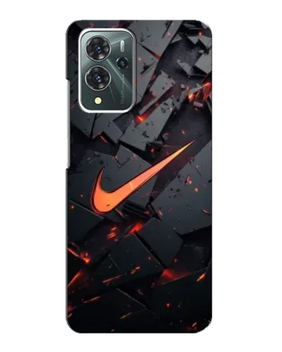 Чохол для ZTE Blade V40 Pro з картинкою «Nike — ефект розломів»