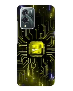 Чохол для ZTE Blade V40 Pro з картинкою «Nike — золота іскра»