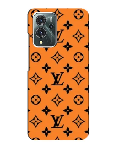 Чохол для ZTE Blade V40 Pro з картинкою «Помаранчевий стиль LV»