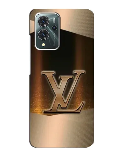 Чохол для ZTE Blade V40 Pro з картинкою «LV — золоте сяйво»