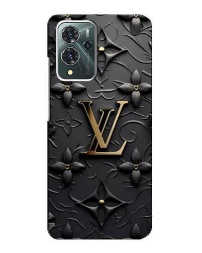 Чохол для ZTE Blade V40 Pro з картинкою «Шкіряна текстура LV»