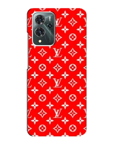 Чохол для ZTE Blade V40 Pro з картинкою «Яскравий паттерн LV»
