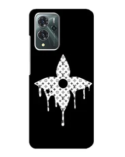 Чохол для ZTE Blade V40 Pro з картинкою «Квіткова монограма»