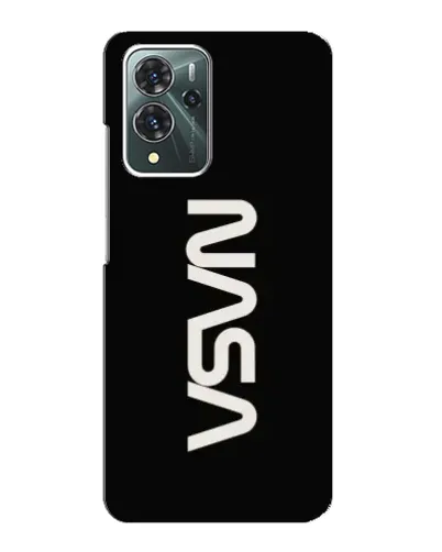 Чохол для ZTE Blade V40 Pro з картинкою «NASA — вертикальний логотип»