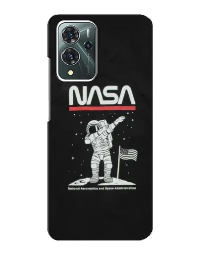 Чохол для ZTE Blade V40 Pro з картинкою «NASA — крокуємо по Місяцю»