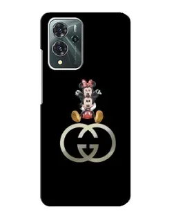Чехол для ZTE Blade V40 Pro с картинкой «Минни Маус на лого»