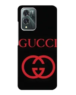 Чехол для ZTE Blade V40 Pro с картинкой «Gucci — красный логотип»