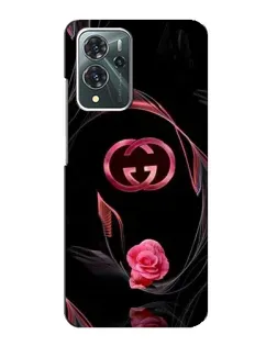 Чехол для ZTE Blade V40 Pro с картинкой «Gucci — неоновая роза»