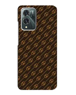 Чехол для ZTE Blade V40 Pro с картинкой «Gucci — золотые диагонали»