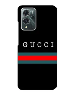 Чехол для ZTE Blade V40 Pro с картинкой «Gucci — красный пояс»