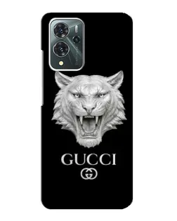 Чохол для ZTE Blade V40 Pro з картинкою «Gucci — срібний лев»