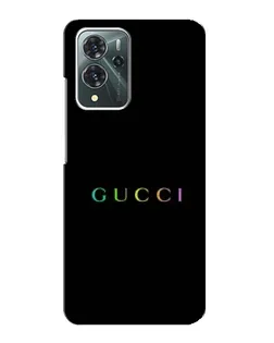 Чохол для ZTE Blade V40 Pro з картинкою «Gucci — неоновий мінімалізм»