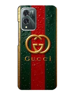 Чохол для ZTE Blade V40 Pro з картинкою «Gucci — фірмова смуга та золото»