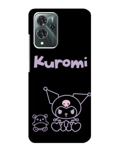 Чехол для ZTE Blade V40 Pro с картинкой «Kuromi — черный минимализм» Чехол для ZTE Blade V40 Pro с картинкой «Kuromi — черный минимализм»