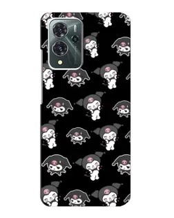 Чехол для ZTE Blade V40 Pro с картинкой «Черный паттерн Kuromi» Чехол для ZTE Blade V40 Pro с картинкой «Черный паттерн Kuromi»