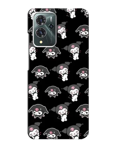 Чехол для ZTE Blade V40 Pro с картинкой «Черный паттерн Kuromi» Чехол для ZTE Blade V40 Pro с картинкой «Черный паттерн Kuromi»