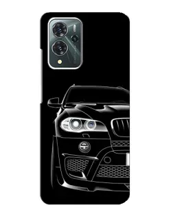 Чехол для ZTE Blade V40 Pro с картинкой «Темный силуэт BMW»