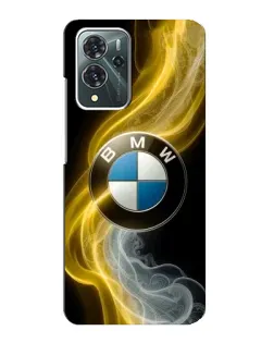 Чехол для ZTE Blade V40 Pro с картинкой «Золотистый дым BMW»