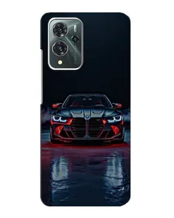 Чехол для ZTE Blade V40 Pro с картинкой «BMW на мокрой дороге»