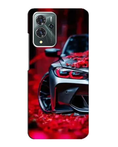 Чехол для ZTE Blade V40 Pro с картинкой «Спортивная BMW и цветы» Чехол для ZTE Blade V40 Pro с картинкой «Спортивная BMW и цветы»