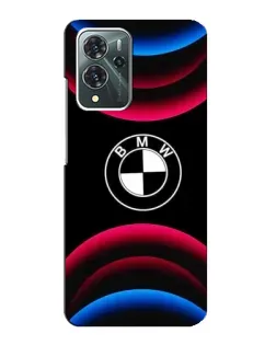 Чехол для ZTE Blade V40 Pro с картинкой «Логотип BMW и неоновые дуги»