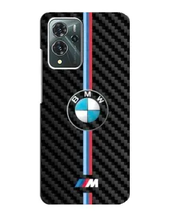 Чехол для ZTE Blade V40 Pro с картинкой «Эмблема BMW и карбон»