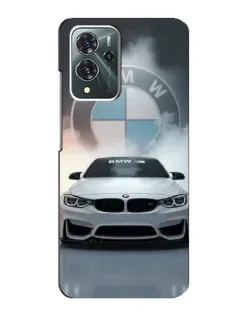 Чохол для ZTE Blade V40 Pro з картинкою «BMW в білому диму»