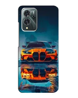 Чохол для ZTE Blade V40 Pro з картинкою «BMW — золота емблема»