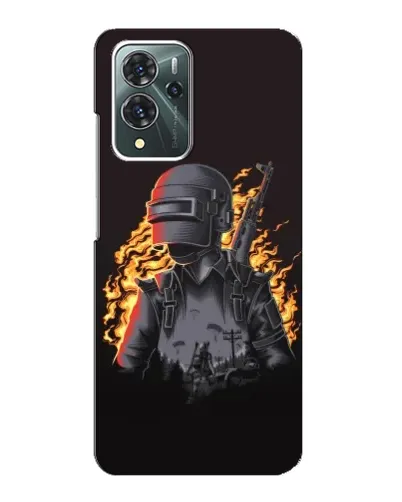 Чохол для ZTE Blade V40 Pro з картинкою «PUBG — вогняний силует» Чохол для ZTE Blade V40 Pro з картинкою «PUBG — вогняний силует»