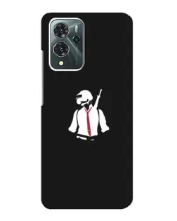 Чохол для ZTE Blade V40 Pro з картинкою «PUBG — силует воїна»