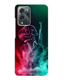 Чохол для ZTE Blade V40 Pro з картинкою «PUBG — вогняний воїн»