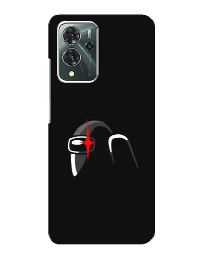 Чехол для ZTE Blade V40 Pro с картинкой «Among Us шлем»