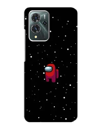 Чехол для ZTE Blade V40 Pro с картинкой «Красный Among Us»