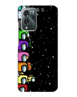 Чехол для ZTE Blade V40 Pro с картинкой «Команда Among Us»